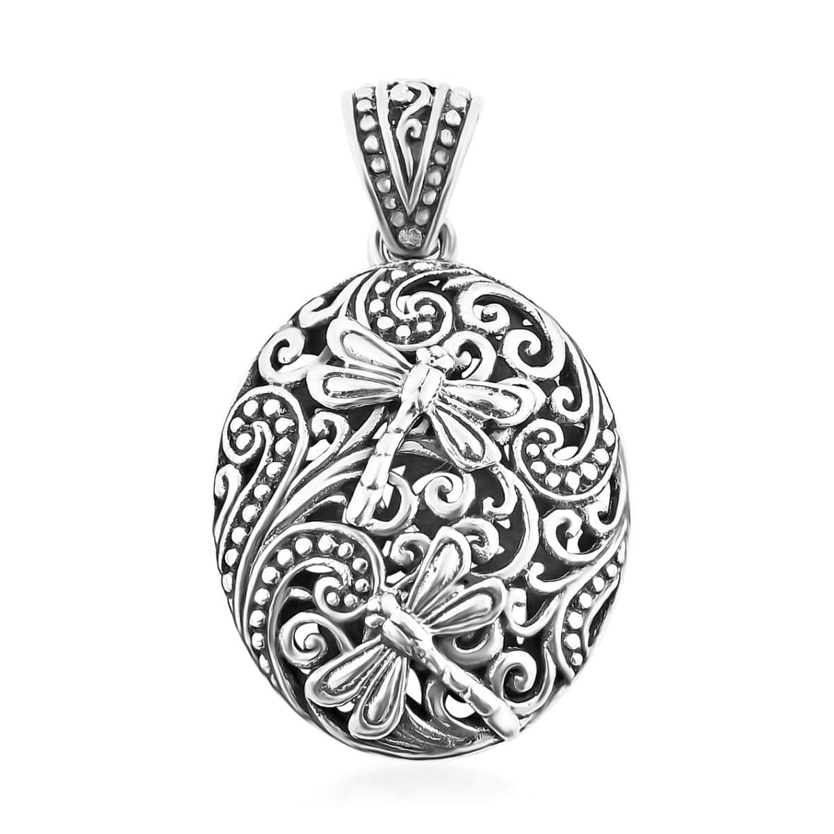 Bali Legacy Sterling Silver Dragonfly Pendant 5 Grams image number 0