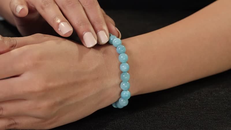 Milky Aquamarine Bolo Bracelet in Rhodium Over Sterling Silver (9.50 In) 57.00 ctw