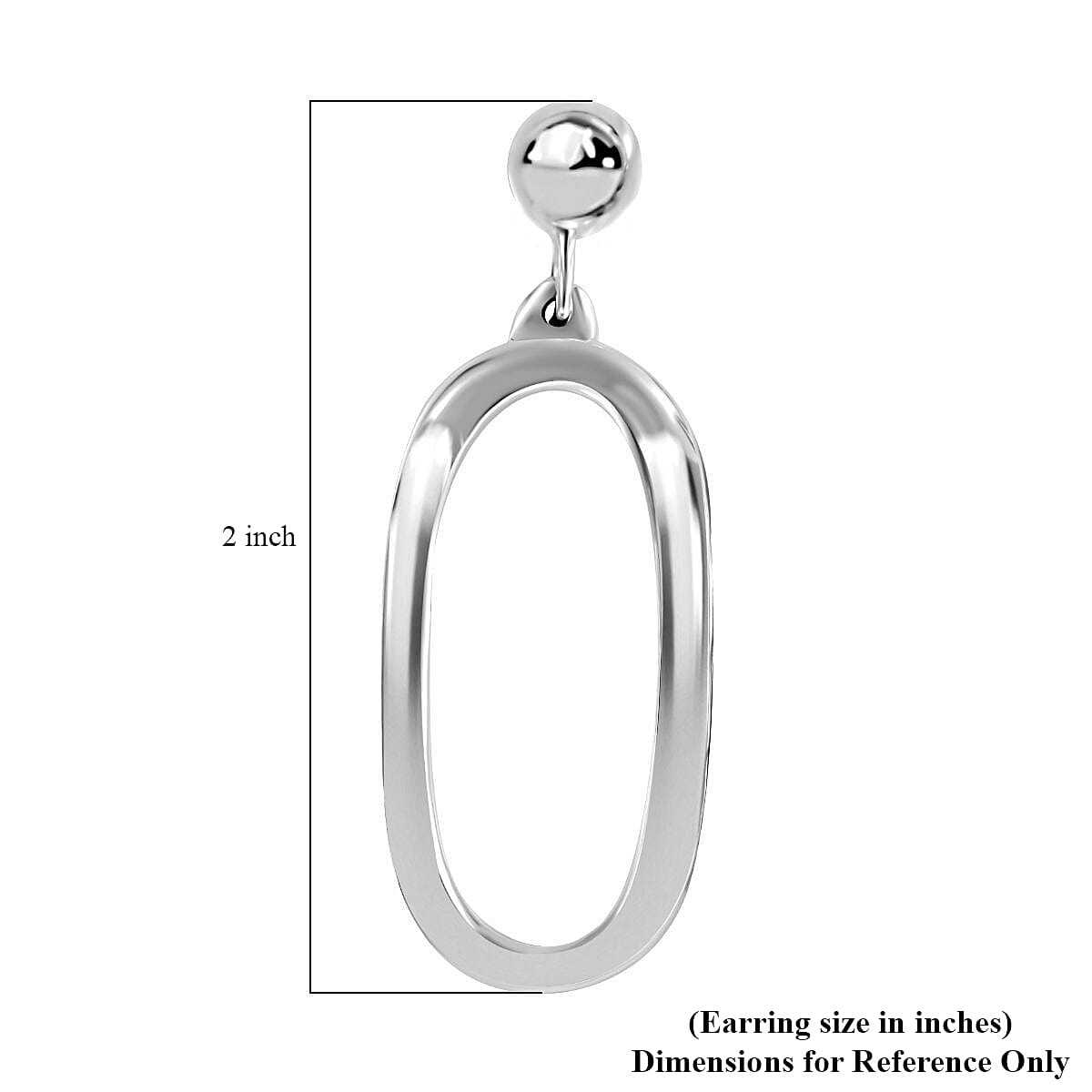 Paper Clip Earrings in Sterling Silver 8.15 Grams
