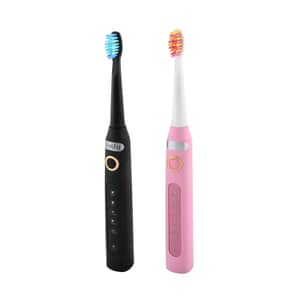 Dnsly Sonic Electric Toothbrushes -Black & Pink