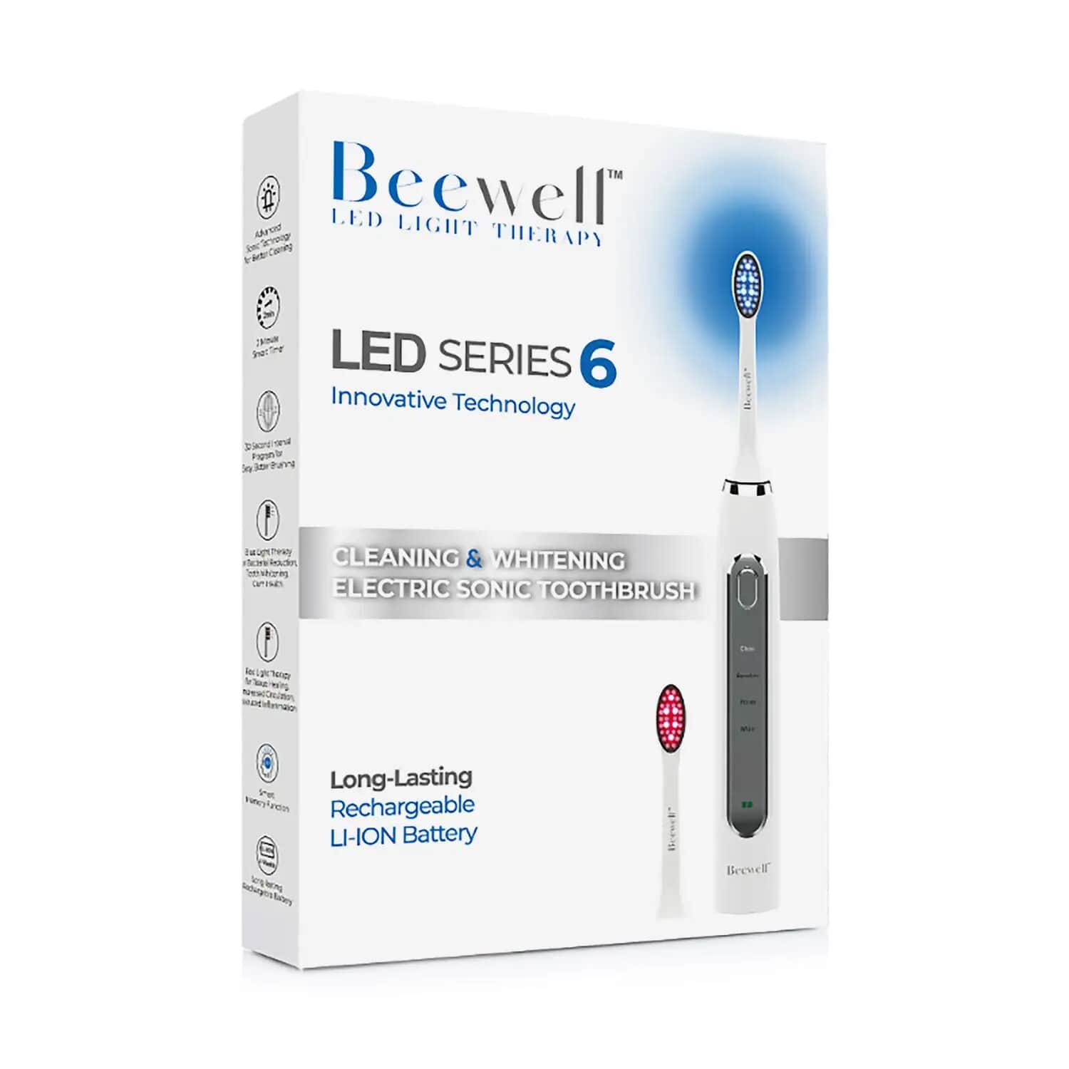 Buy Beewell Electric Sonic 4 in 1 Toothbrush with Blue and Red