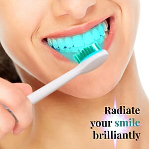 Beewell Electric Sonic 4-in-1 Toothbrush with Blue and Red Light Therapy