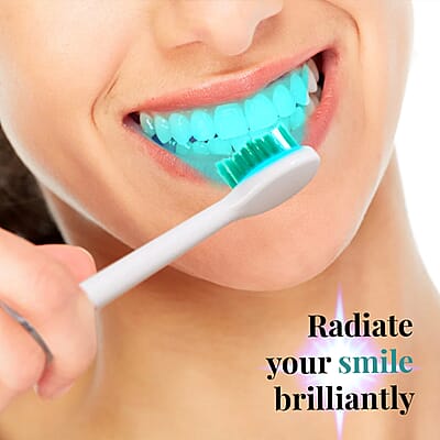 Beewell Electric Sonic 4-in-1 Toothbrush with Blue and Red Light Therapy