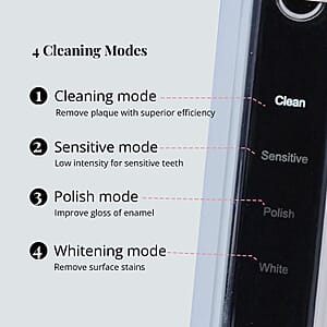 Beewell Electric Sonic 4-in-1 Toothbrush with Blue and Red Light Therapy