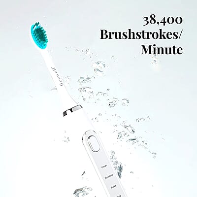 Beewell Electric Sonic 4-in-1 Toothbrush with Blue and Red Light Therapy