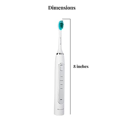 Beewell Electric Sonic 4-in-1 Toothbrush with Blue and Red Light Therapy