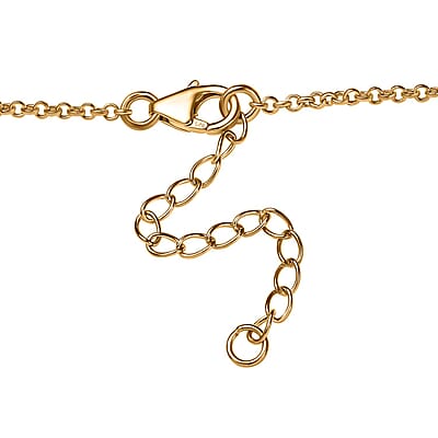 Premium Moroccan Amethyst and Multi Gemstone Necklace 18 Inches in Vermeil Yellow Gold Over Sterling Silver 5.35 ctw