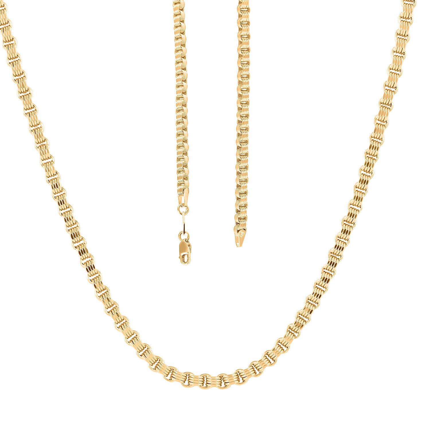 10K Yellow Gold 3mm Alexander Necklace 20 inches 8.90 Grams