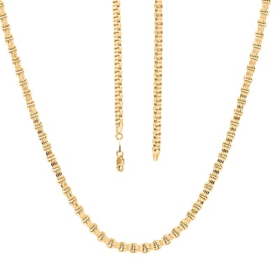 10K Yellow Gold 3mm Alexander Necklace 20 inches 8.90 Grams