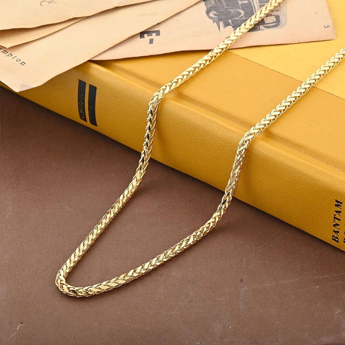 14K Yellow Gold 2.5mm Palma Necklace 20 Inches 6.40 Grams image number 1