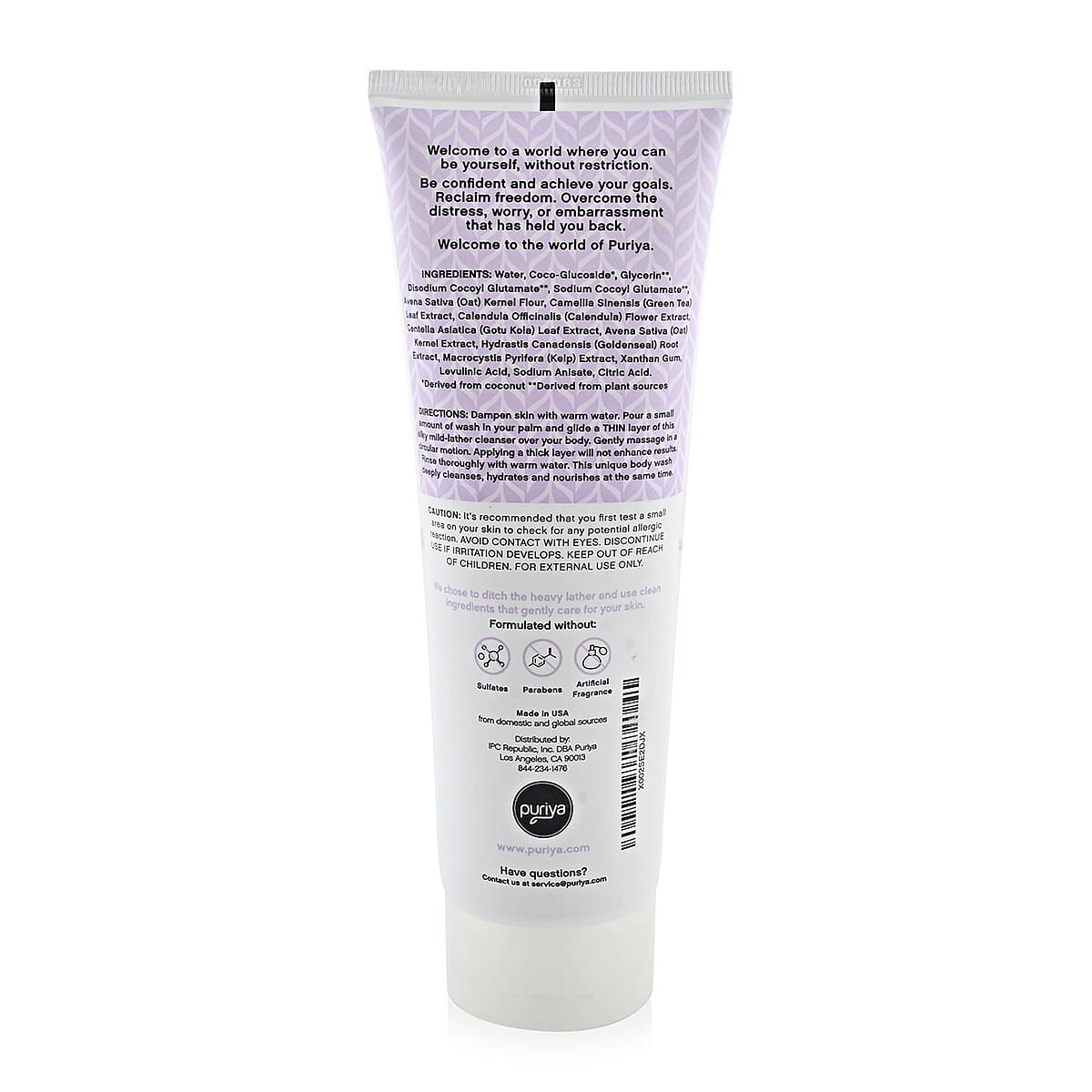 Puriya Ultra Gentle Body Wash 8 fl oz image number 1