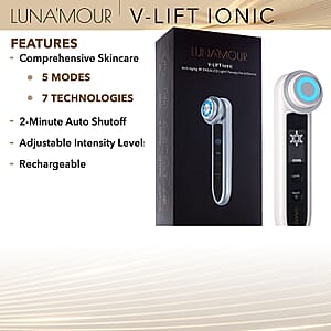 Luna'Mour V-Lift Ionic Anti-Aging RF EMS & LED Facial Device For Skin Tightening, Facial Beauty Skin Care Machine