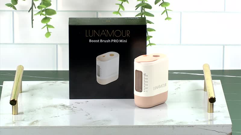 Luna'Mour Boost Brush Pro - Mini Red Light Microcurrent Scalp Massager & Hair Oil Applicator Device (Lifetime Warranty)