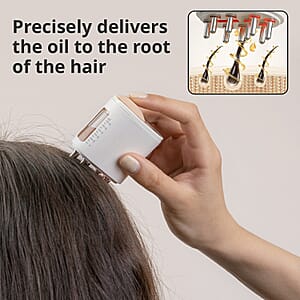 Luna'Mour Boost Brush Pro - Mini Red Light Microcurrent Scalp Massager & Hair Oil Applicator Device (Lifetime Warranty)