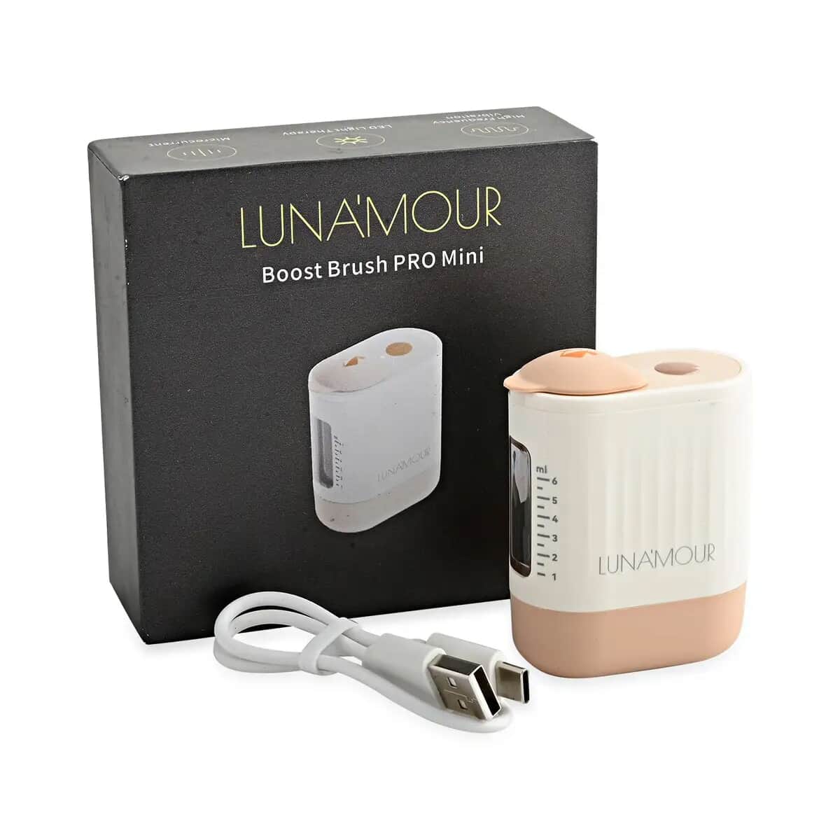 Luna'Mour Boost Brush Pro - Mini Red Light Microcurrent Scalp Massager & Hair Oil Applicator Device (Lifetime Warranty) image number 5