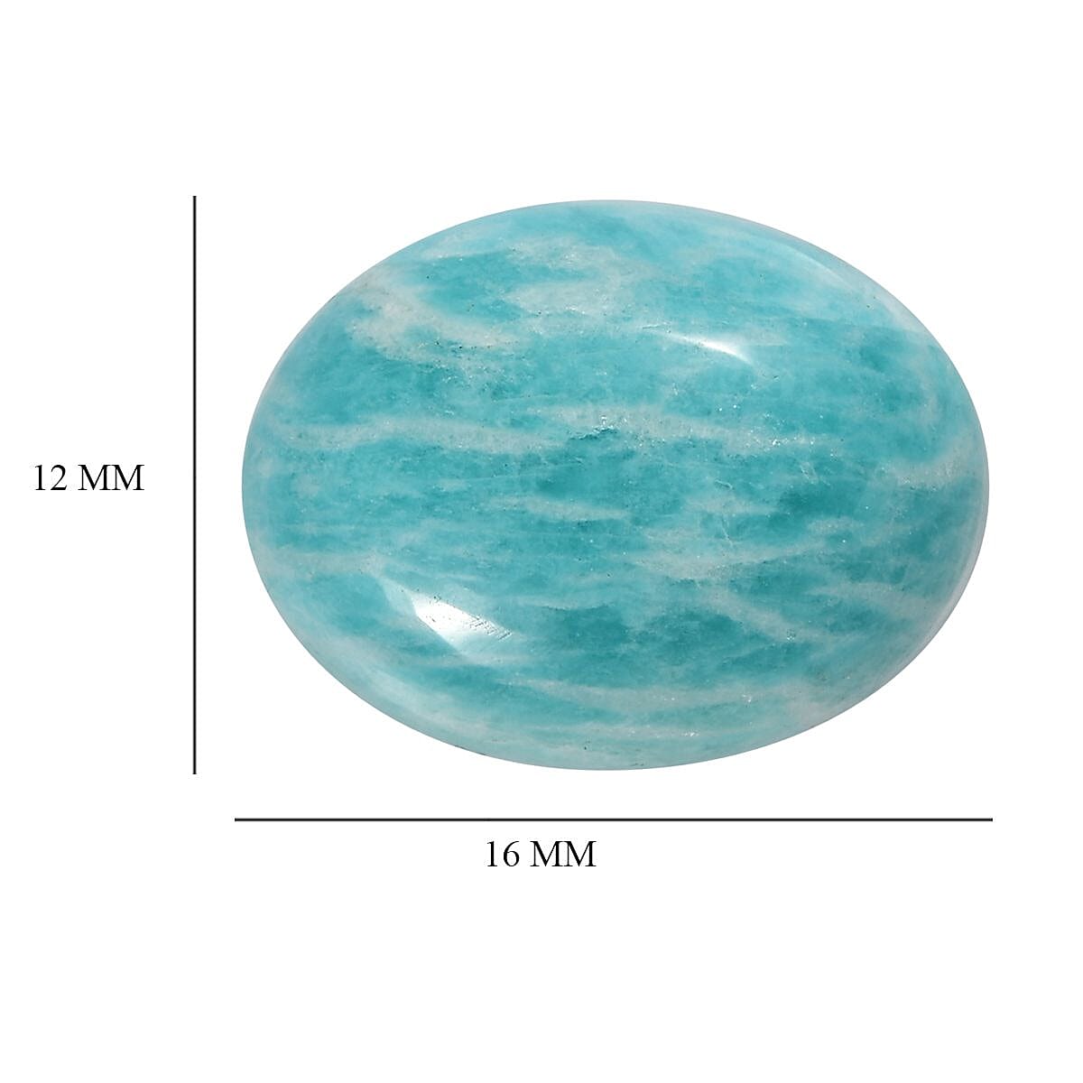 Amazonite (Ovl 16x12 mm) 7.45 ctw image number 3