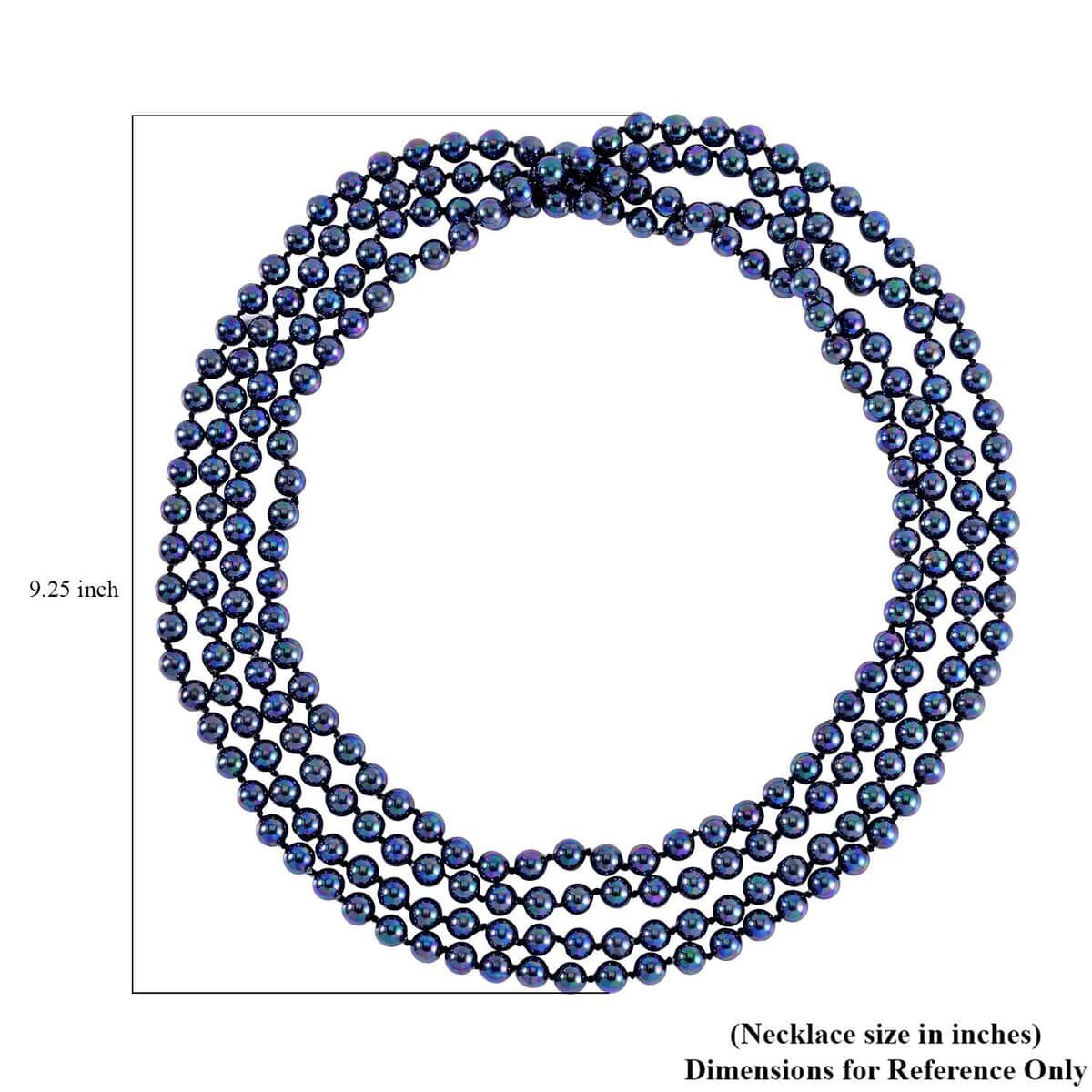 Tahitian Color Shell Pearl Endless Necklace (100 Inches) image number 4