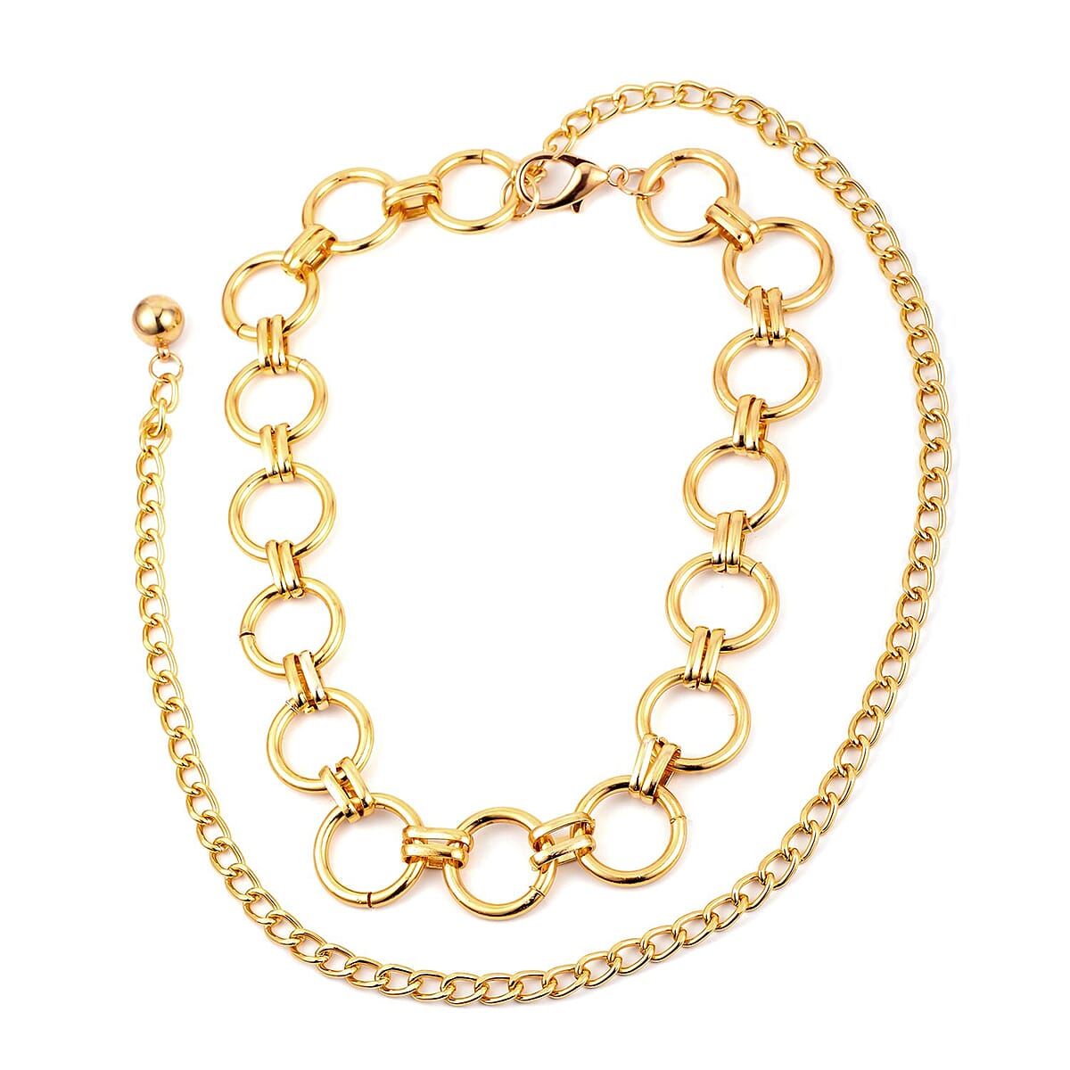 Link Necklace in Goldtone 21.50-45.50 Inches image number 2