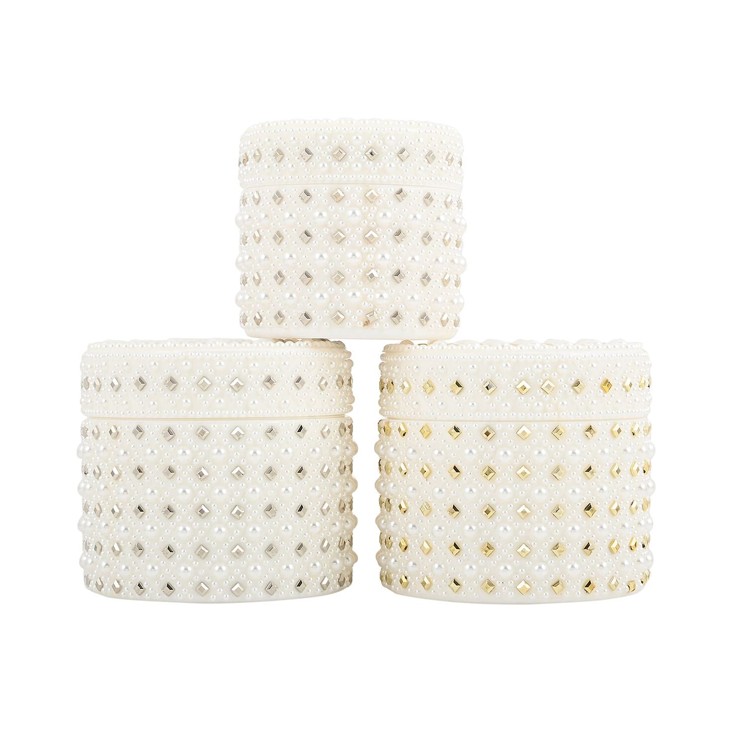 Elizabeth Grant Holiday Collection Set of Three Collagen Re-Inforce 3D Cream With White Pearl Serum For All skin Types