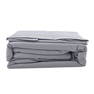 2200 Series 80 GSM Light Gray Microfiber 4pc Sheet Set -King