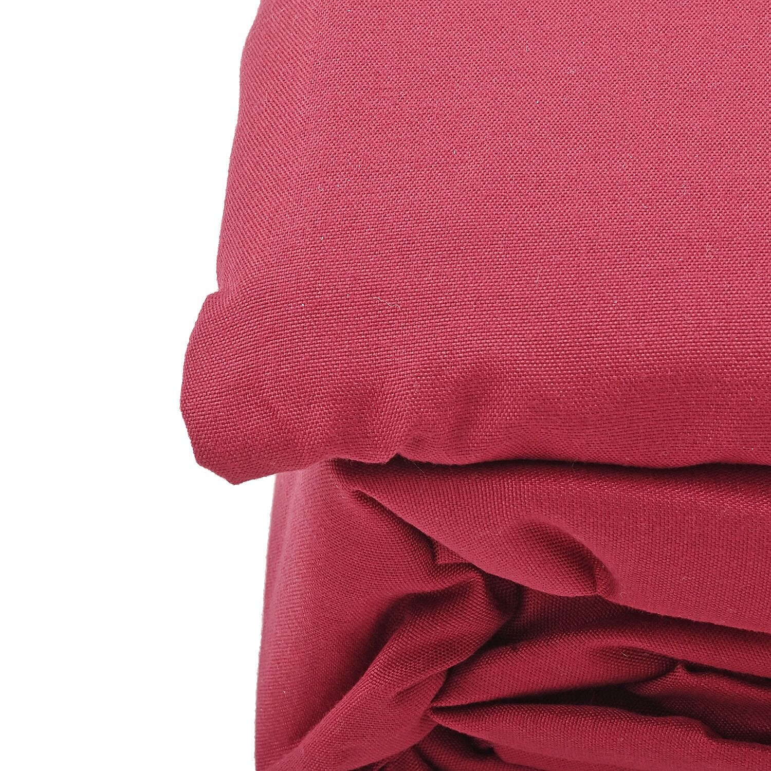 2200 Series 80 GSM Burgundy Microfiber 4pc Sheet Set -King