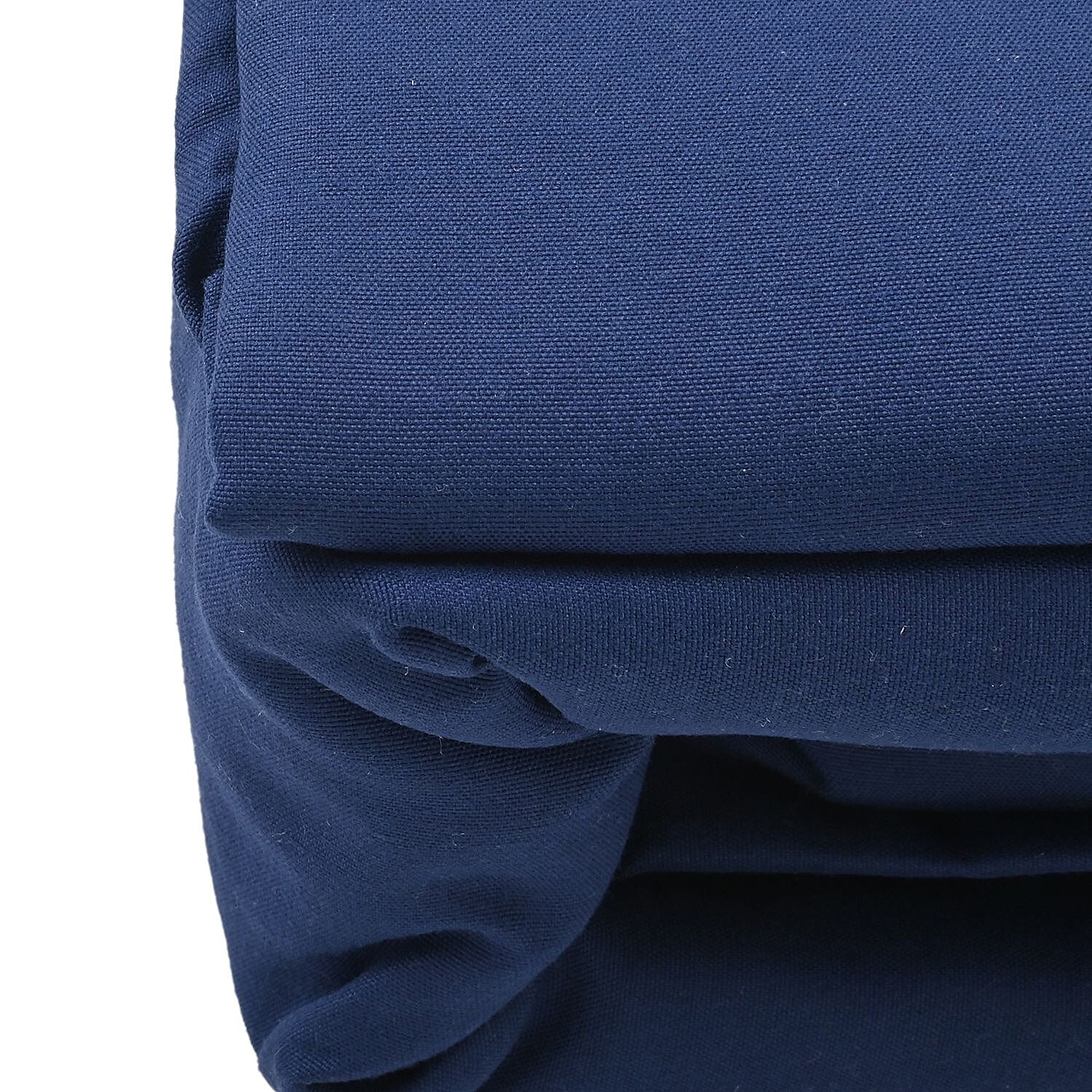 CLOSEOUT 2200 Series 85 GSM 16 Pocket Navy Microfiber 4pc Sheet Set -Queen