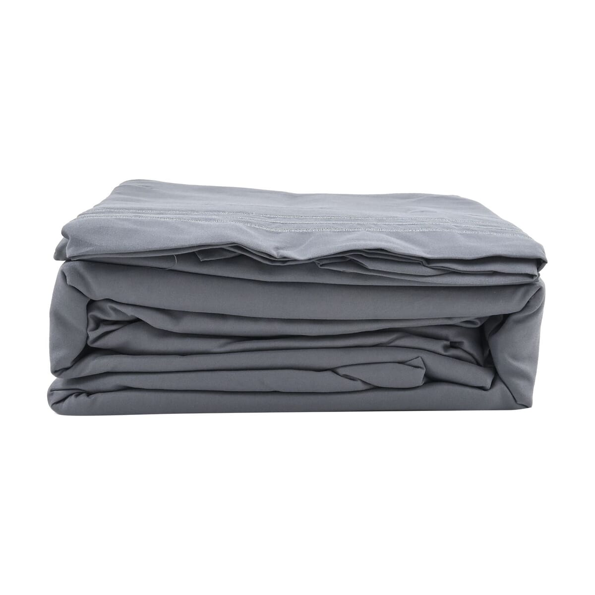 2200 Series 80 GSM Grey Microfiber 4pc Sheet Set -Queen image number 0