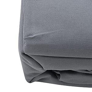 CLOSEOUT 2200 Series 85 GSM 16 Pocket Grey Microfiber 4pc Sheet Set -Queen