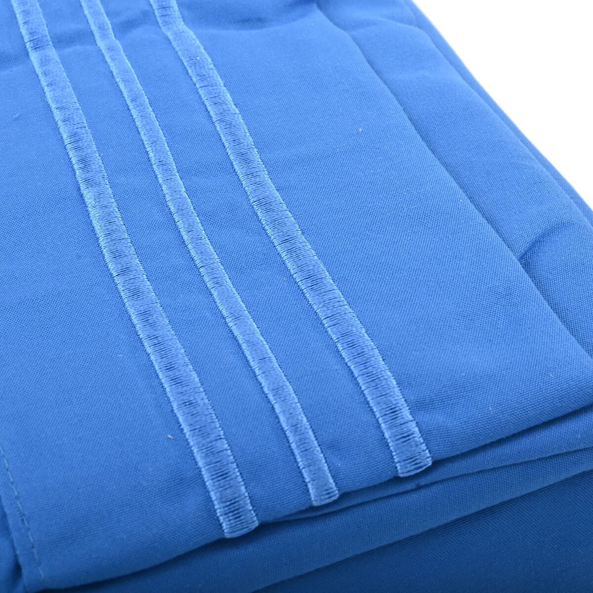 CLOSEOUT 2200 Series 85 GSM 16 Pocket Royal Blue Microfiber 4pc Sheet Set -Queen  image number 1