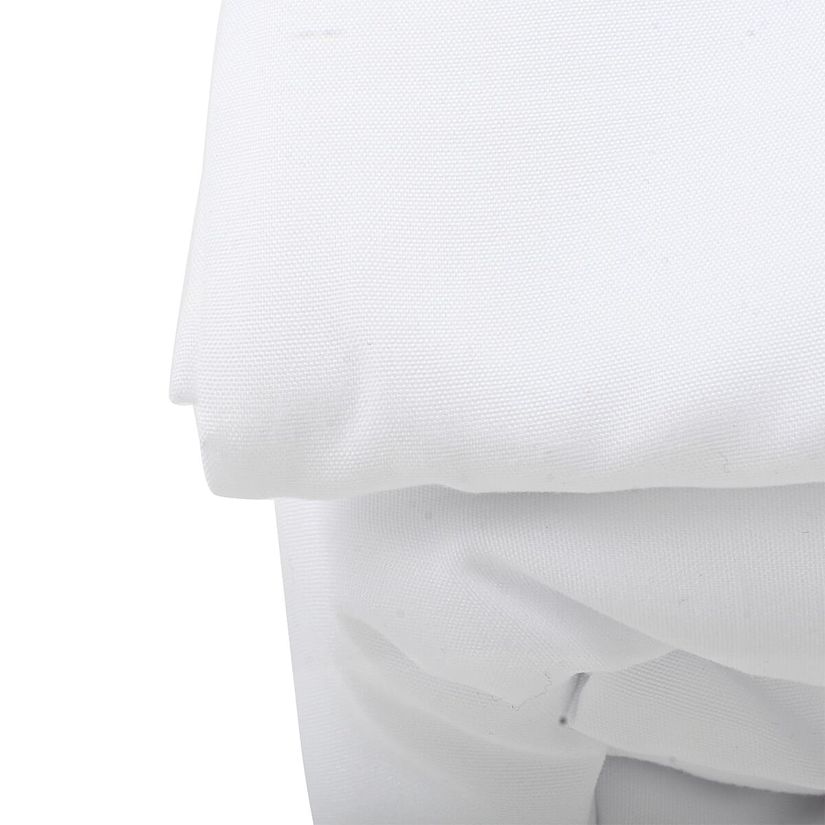CLOSEOUT 2200 Series 85 GSM 16 Pocket White Microfiber 4pc Sheet Set -Queen image number 1