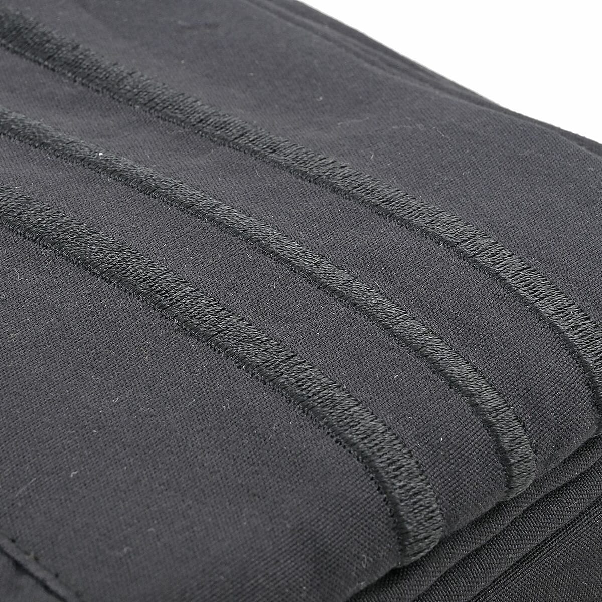CLOSEOUT 2200 Series 85 GSM 16 Pocket Black Microfiber 4pc Sheet Set -Queen image number 1
