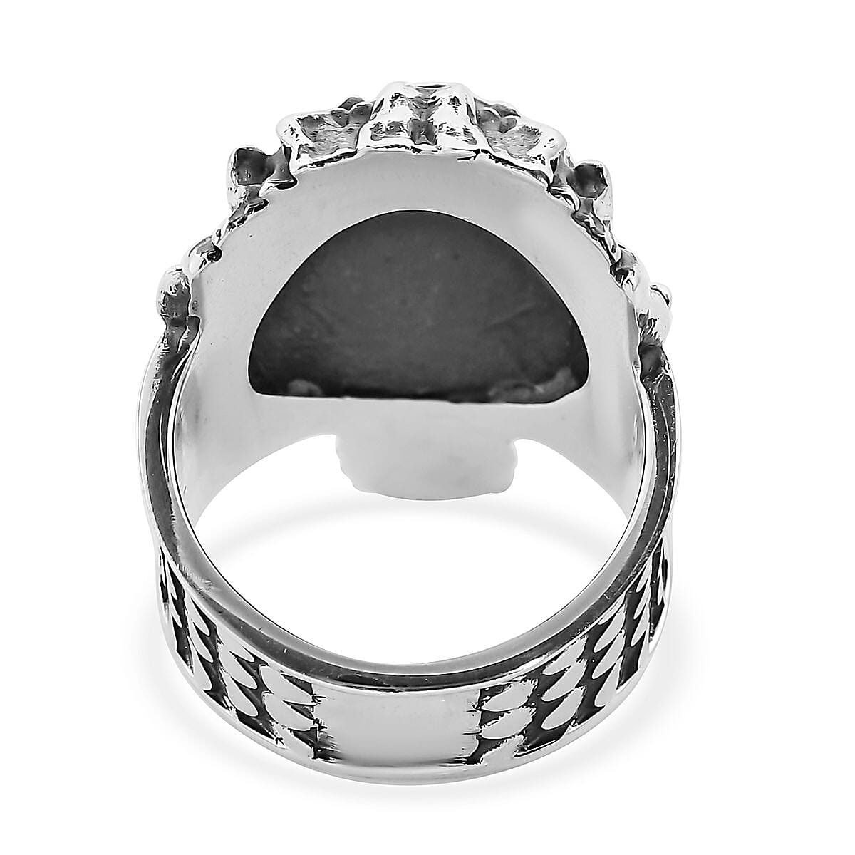 Bali Legacy Sterling Silver Dragon Men's Ring (Size 10.0) 25.50 Grams image number 4