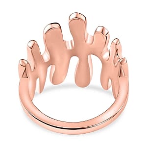 Vermeil RG Over Sterling Silver Ring (Size 5.5) 6.95 g