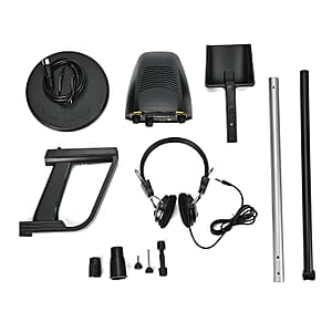 Livmore Underground Metal Detector with Headphone, Adjustable Height, Detection Indicator Alert (Two Option Modes- Disc and all Metal)