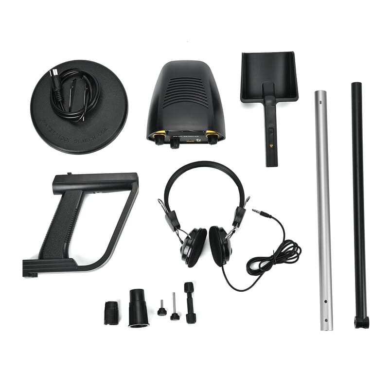 Livmore Underground Metal Detector with Headphone, Adjustable Height, Detection Indicator Alert (Two Option Modes- Disc and all Metal)
