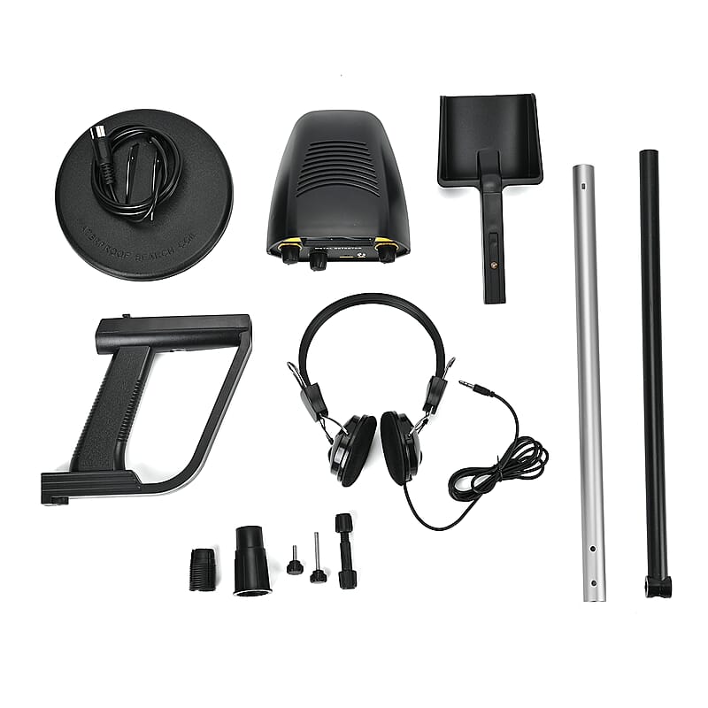 Livmore Underground Metal Detector with Headphone, Adjustable Height, Detection Indicator Alert (Two Option Modes- Disc and all Metal)