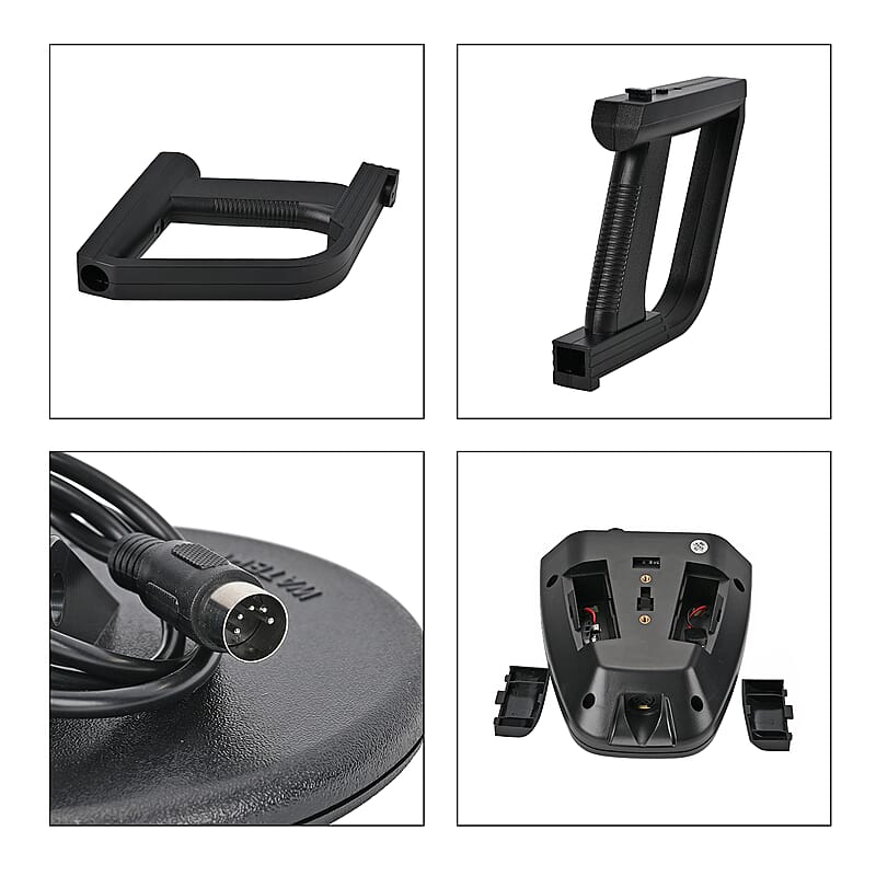 Livmore Underground Metal Detector with Headphone, Adjustable Height, Detection Indicator Alert (Two Option Modes- Disc and all Metal)
