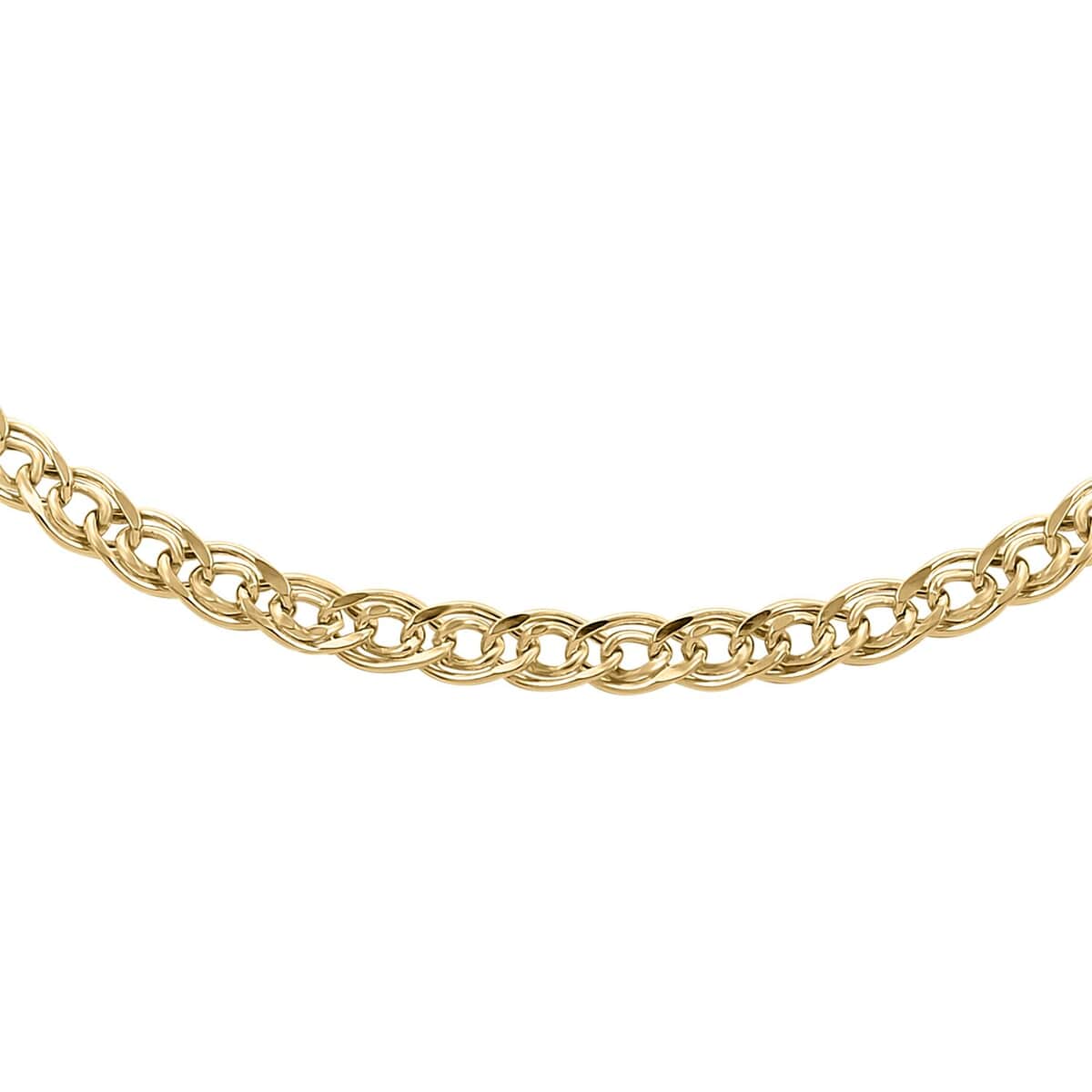 Intreccio Spirali Italian 10K Yellow Gold Chain Necklace 18 Inches 2.60 Grams image number 0