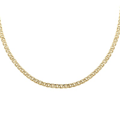 Intreccio Spirali Italian 10K Yellow Gold Chain Necklace 18 Inches 2.60 Grams