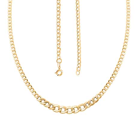 Italian 14k Yellow Gold Hollow Paper Clip Chain Necklace 24 4.7mm 8.8