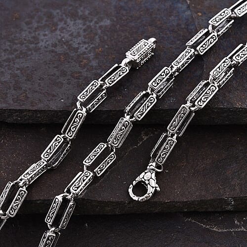 Rectangular Link Chain - Product card gallery slide 2 (10177231356217)