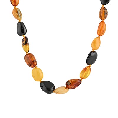 Baltic Multi Shades Amber Necklace 24 Inches