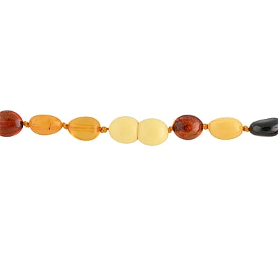 Baltic Multi Shades Amber Necklace 24 Inches