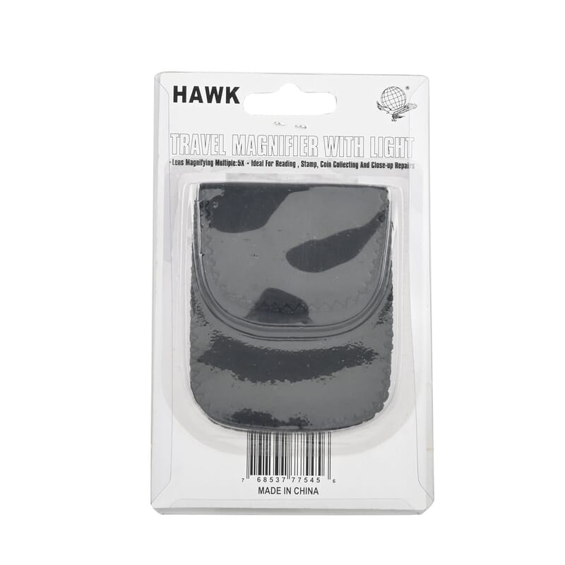 Closeout Travel Lighted Magnifier with Pouch (3X)