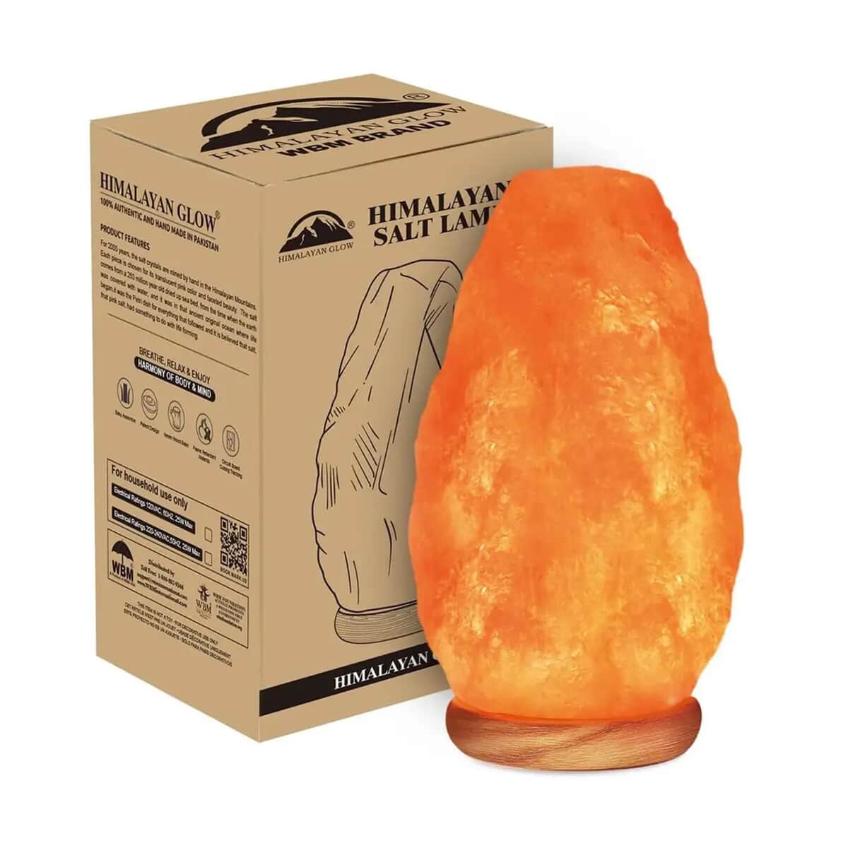 Natural Himalayan Pink Salt Lamp - Medium image number 0