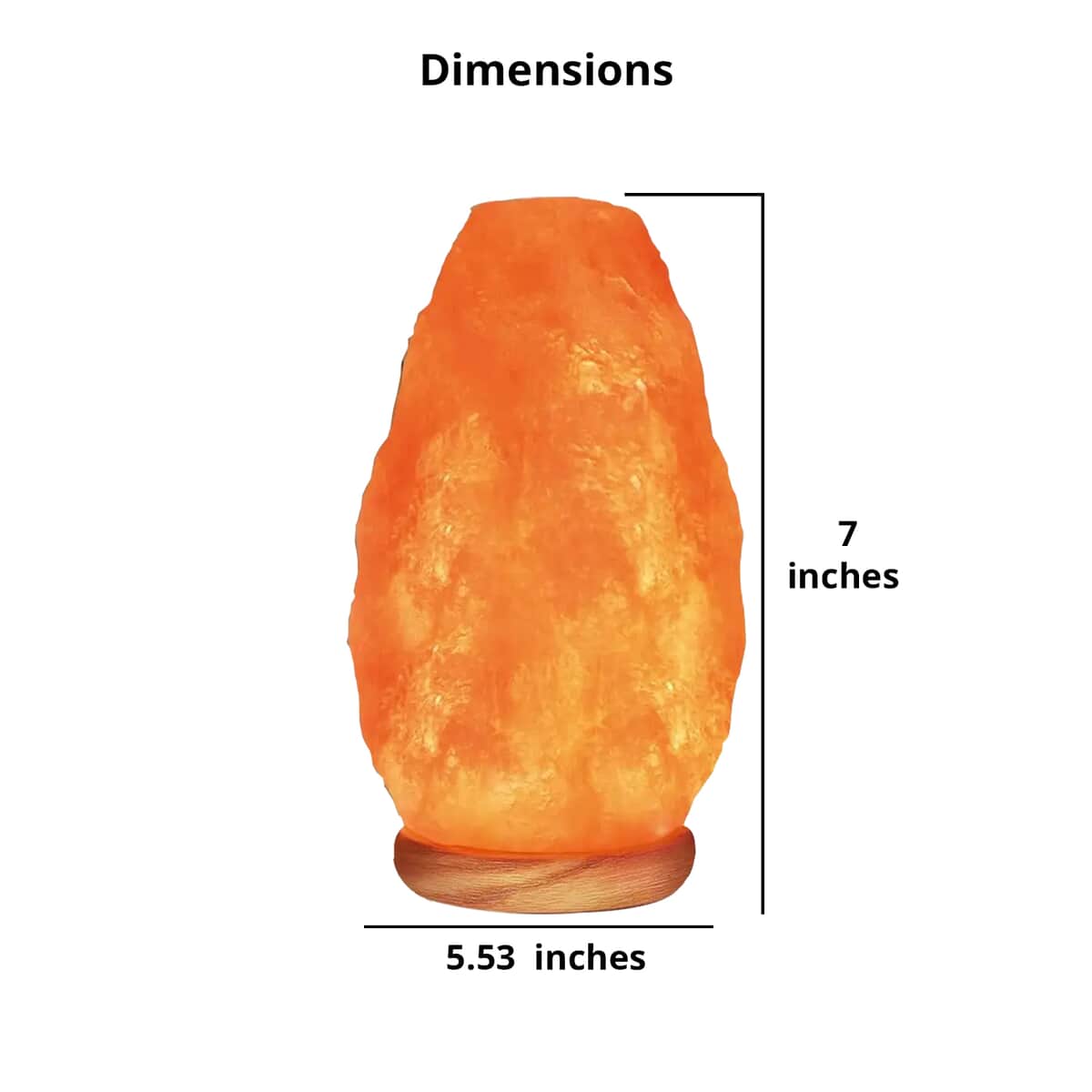 Natural Himalayan Pink Salt Lamp - Medium image number 5