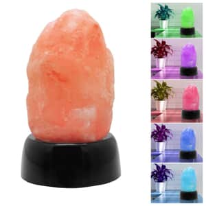 Pink Battery Operated Crystal Salt Lamp
