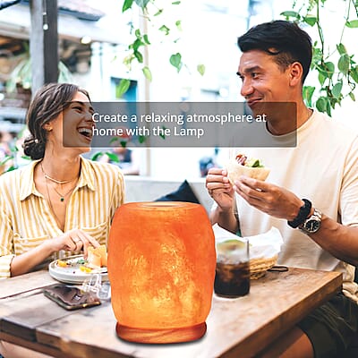 Pink Aroma Therapy Lamp With Dimmer Switch (No Oil)