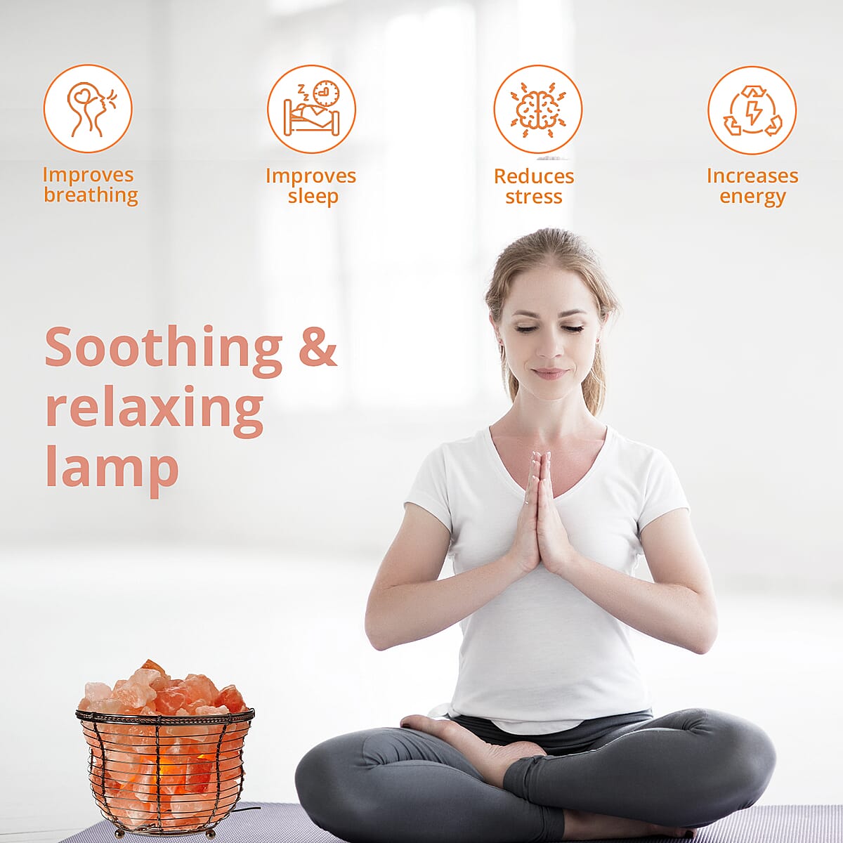 Pink Round Basket Lamp image number 2