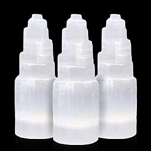White Selenite Crystal Tower